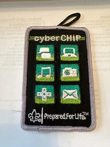 BSA Boy Scouts Cyber Chip Patch Badge Unused - Picture 1 of 2