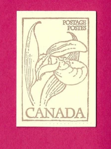 CANADA 1977 - 50 cent Booklet - Flower CYPRIPEDIUM PASSER. - Pane SG 862a -  MNH - Picture 1 of 3