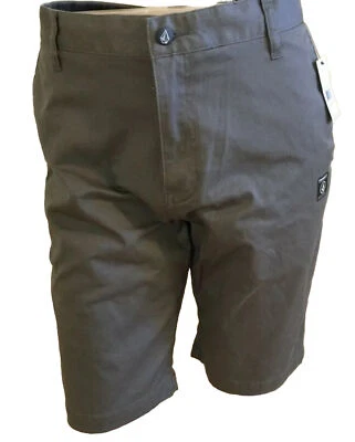 NWT Volcom Shorts 32 W Brownish Stretch Vmonty Modern Fit Twill Men’s Flat Front - Image 1 of 4