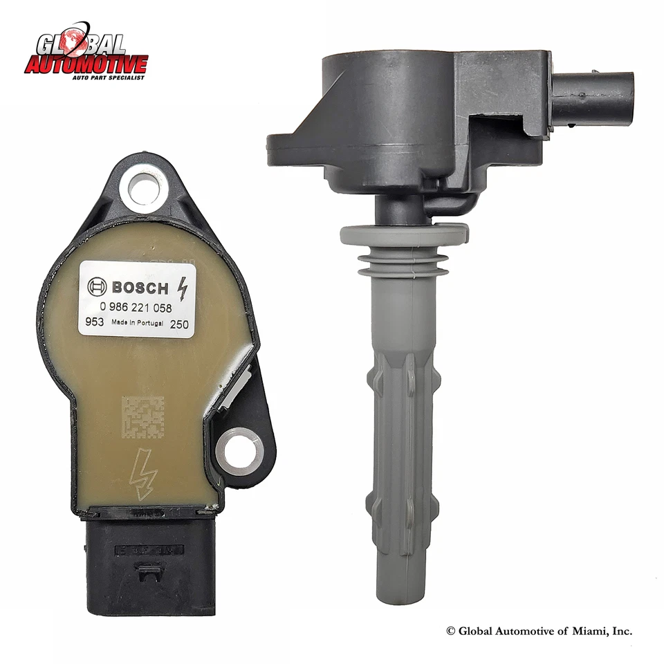 Bobina de encendido Bosch 0986221058 para vehículos Dodge y Mercedes Benz 2005-2015 Foto 1 de 1