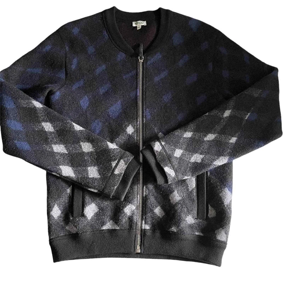 Chaqueta Bomber Kenzo RARA "Fire" Argyle Mujer Grande Foto 1 de 4