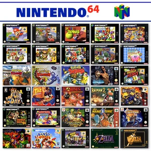 N64 / Nintendo 64 Elección de juegos 🕹 Jump N Run 🎮 Acción 🚨 Deportes 🏃♀️🏃 Racing 🏁 - Imagen 1 de 210