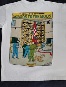 The adventures of Tintin Mission to the Moon t-shirt Collectibles - Picture 1 of 5