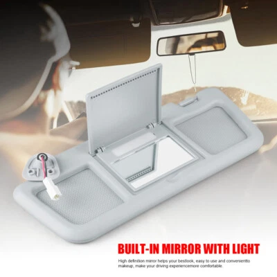 Parasol gris lado conductor izquierdo con luz FE88-69-320B-77 para Mazda RX-8 04-11 Foto 1 de 4