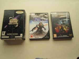 3 STAR WARS PC SPIELE GALAXIES: AN EMPIRE DIVIDED, OLD REPUBLIC, FORCE UNLEASHED - Bild 1 von 4