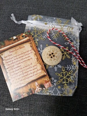 EMMYKINS Santa's Lost Button - Christmas Eve Idea - Father Christmas - Christmas Eve Box