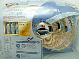 Monster Cable All-in-One Home Theater Connection Kit w/ five speaker cables and - Picture 1 of 10