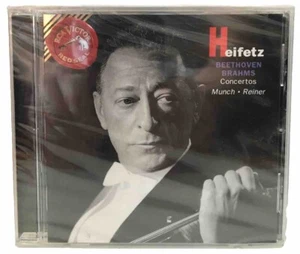 Beethoven & Brahms Concertos - Heifetz Munch Reiner (CD 1995) Brand New! Sealed! - Picture 1 of 2