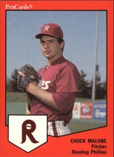 1989 Reading Phillies ProCards #656 Chuck Malone