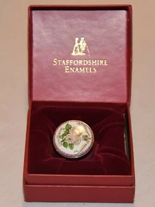 Staffordshire Enamels Elizabeth of Glamis Rose Queen Mother Rose of all Roses - Picture 1 of 7