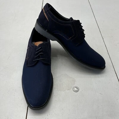 Мужские замшевые туфли дерби Walgate синие размер 7,5 - Изображение 1 из 4
