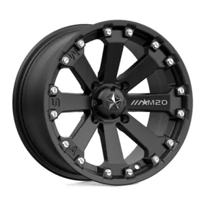 14x7 +0 MSA Offroad Wheels M20 Kore 4x110 Matte Black Wheels (Set of 4) - Picture 1 of 3