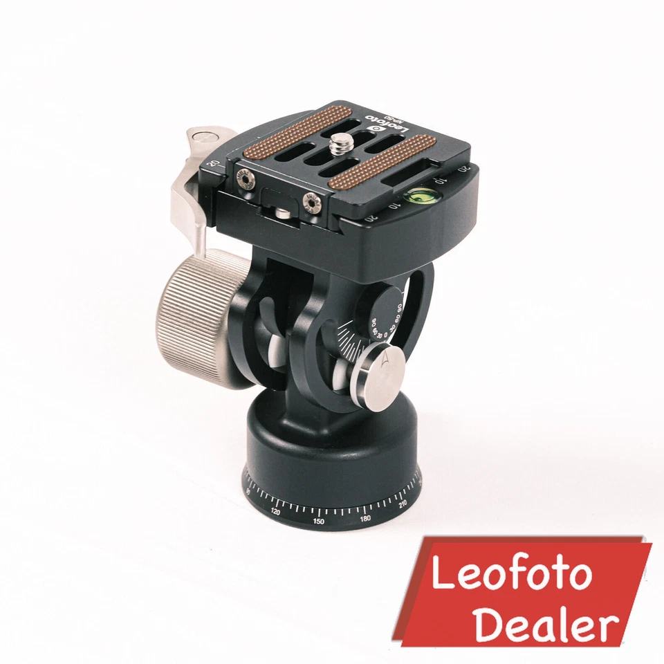 Leofoto VH-20LR 2-Way Monopod Head | Arca Compatible Lever Clamp - Image 1 of 4