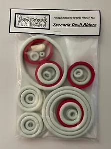 1984 Zaccaria Devil Riders Flipper Gummiring Set - Bild 1 von 3