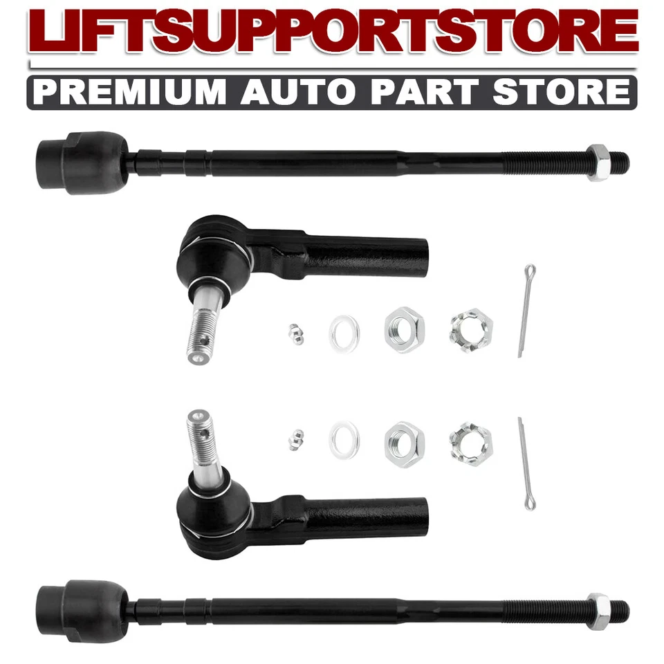 Extremos de varilla de amarre delanteros interiores y exteriores para Chevy Impala Pontiac Grand Prix Buick Regal Foto 1 de 4