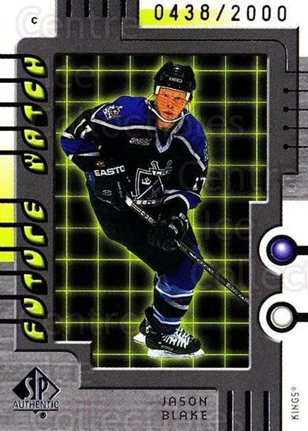 1999-00 SP Authentic #105 Jason Blake - Image 1 of 1