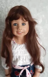 Künstlerpuppe "Kicky" Monika Levenig, Vollvinyl - Bild 1 von 14
