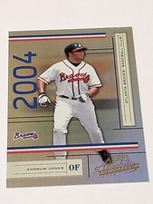 2004 PLAYOFF ABSOLUTE MEMORABILIA BASEBALL ANDRUW JONES #0659/1349