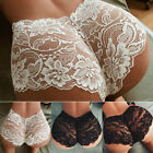 Woman Sexy Lingerie Crotchless Panties Knickers Boxers Lace Nightwear Plus Size↑