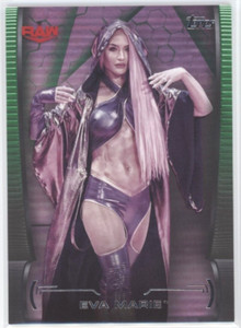 Eva Marie 2021 Topps WWE Undisputed Base Green Parallel 12/50 RAW