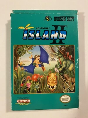 Adventure Island II (Nintendo Entertainment System, 1991) CiB Good Condition**** - Image 1 of 4
