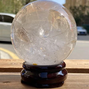 Sfera di cristallo bianco scintillante 412G - Esemplare di cristallo di alta qualità - Foto 1 di 12