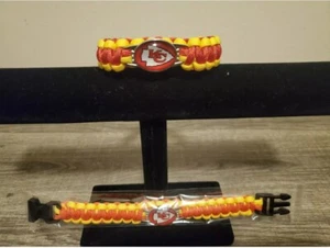 Black Friday Sale!!!! 3/$15. Kansas City Chiefs NFL Paracord Bracelets. - Picture 1 of 2