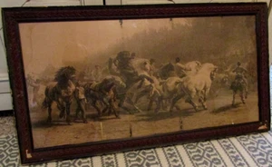 The Horse Fair, quadro XIX secolo di Rosa Boheur! - Foto 1 di 15