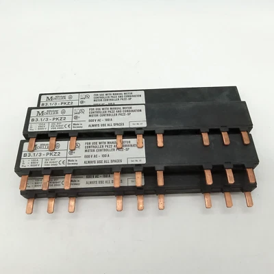 Moeller B3.1/3-PKZ2 Bus Bar Lot of 5 - Image 1 of 3