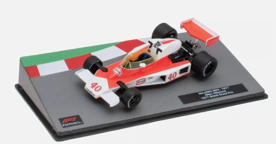 IXOMODELS - Voiture du GP d'Angleterre 1977 pilotée par Gilles VILLENEUVE - M... - Photo 1/1