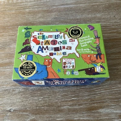 The Scrambled States of America Game Gamewright Dr. Toy Award Winner Complete - Image 1 of 4