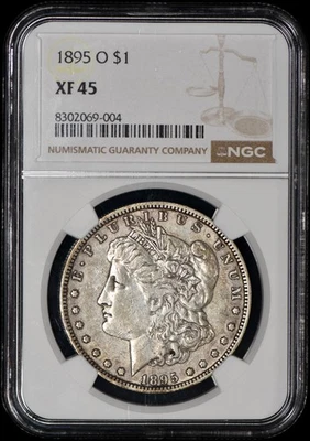 1895-O Morgan Silver Dollar $1 NGC XF45 - Image 1 of 3
