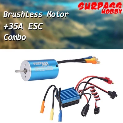 SURPASS HOBBY 2845 3930KV Bürstenloser Motor 35A ESC Combo für 1/16 1/18 RC Auto - Bild 1 von 4