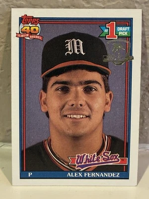 1991 Topps Desert Shield #278 Alex Fernandez Chicago White Sox NRMT D - Imagem 1 de 2
