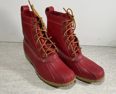 LL Bean Duck Botas Mujer Talla 9 M Edición Limitada Bean Boots Cuero Goma Foto 1 de 4