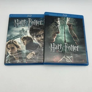 Harry Potter And The Deathy Hallows Part 1 And 2 Blu Ray Lot No Codes - Imagen 1 de 8