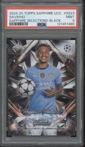 2024 Topps Sapphire Selections UCC Black Savinho 7/10 Mint PSA 9 - Bild 1 von 2