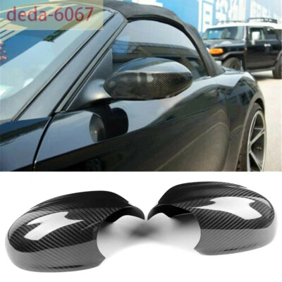 Real Carbon Fiber Side Rearview Mirror Caps Trim For BMW Z Series Z4 E89 2009-15 - Image 1 of 4