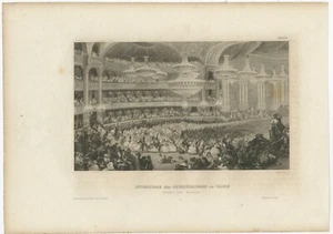 Antique Print of the Palais Garnier by Meyer (1847) - Picture 1 of 1
