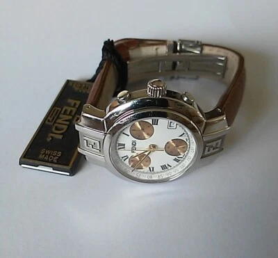 Relógio feminino Fendi quartzo / cronógrafo / novo estado / Modelo 4500L - Imagem 1 de 4