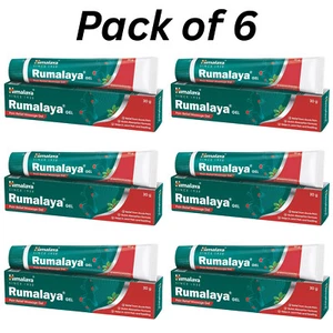 6X Himalaya Herbal Rumalaya Gel 30g Pain Relief Joint Body muscle pain FREE SHIP - Picture 1 of 4
