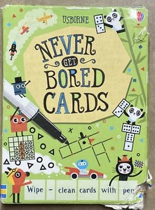 Never Get Bored Cards - Cards By Lucy Bowman - VERY GOOD (Usborne)