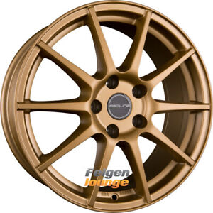 4x ProLine Wheels UX100 Gold Matt (GOM) 7x17 ET40 4x100