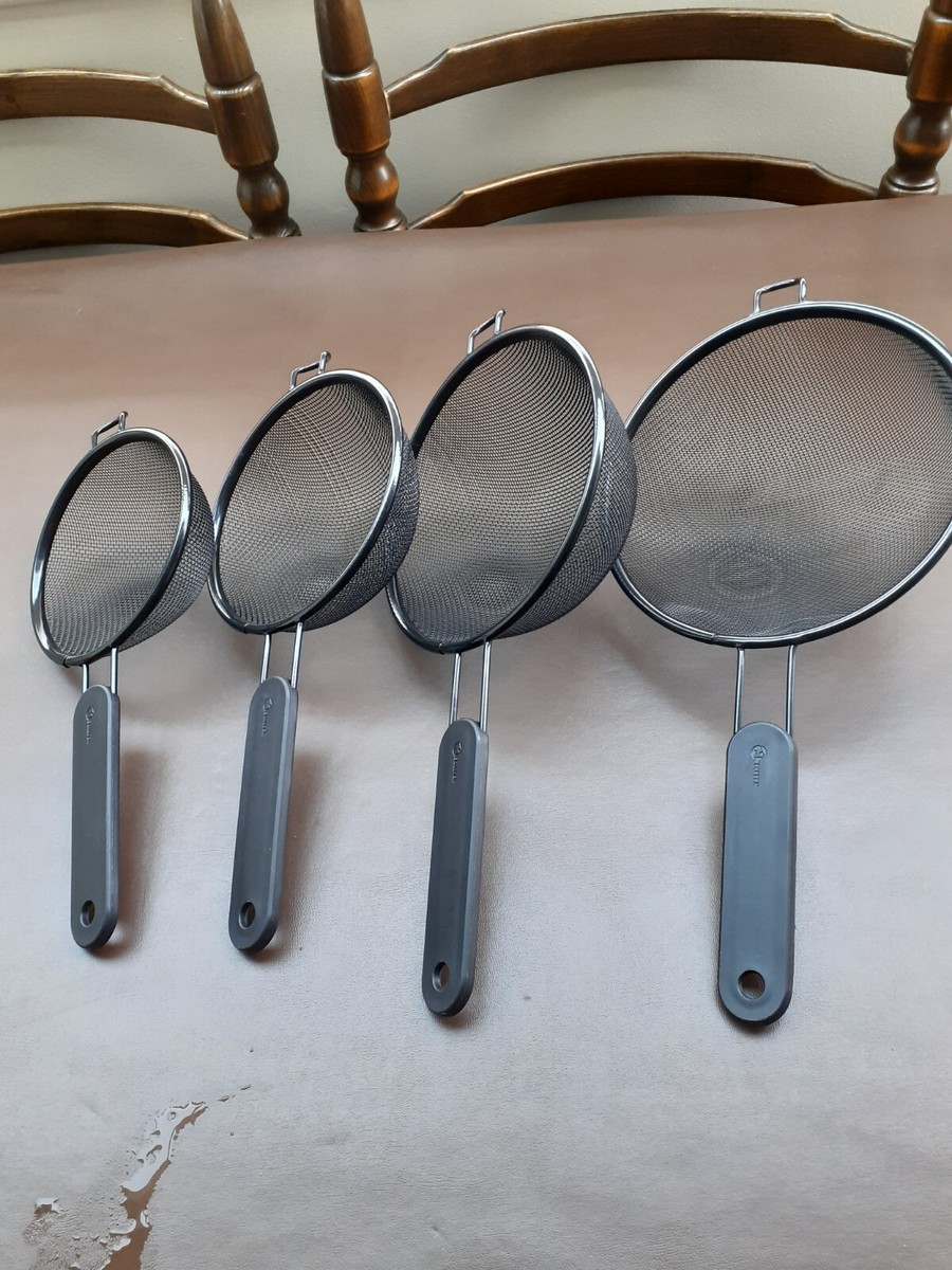 Set 4 Colini In Plastica Per Cucina - Setaccio Multiuso Con Rete In Nylon Per Tè E Alimenti - Foto 14