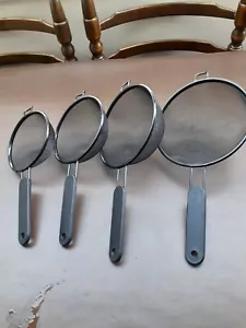 Set 4 setacci Metaltex neri. - Foto 1 di 6