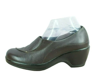 Zuecos informales de enfermería Dansko de cuero marrón sin cordones para mujer talla 40 EE. UU. 10 - Imagen 1 de 9