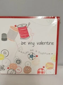 Tarjeta de San Valentín Stop The Clock - Linda como un botón - Imagen 1 de 1