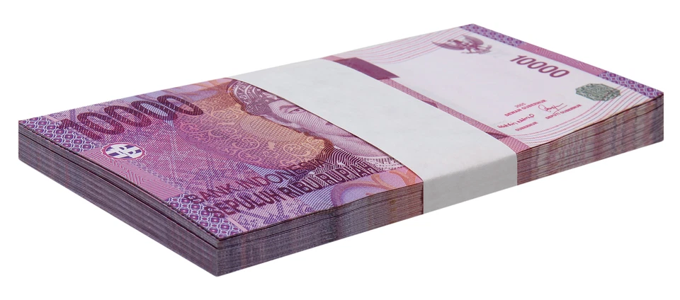 Indonesia 10000 Rupiah, 2005, P-143a, UNC X 100 PCS Bundle Pack - Image 1 of 2