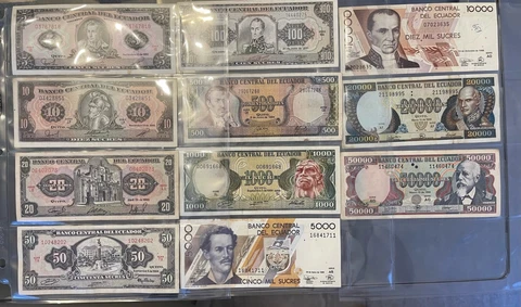 Ecuadorian Sucres Collection Cover