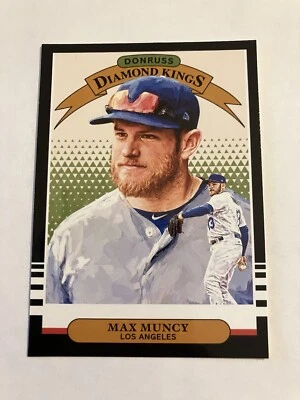 Max Muncy 2019 Donruss Diamond King #26 Los Angeles Dodgers - Image 1 of 2